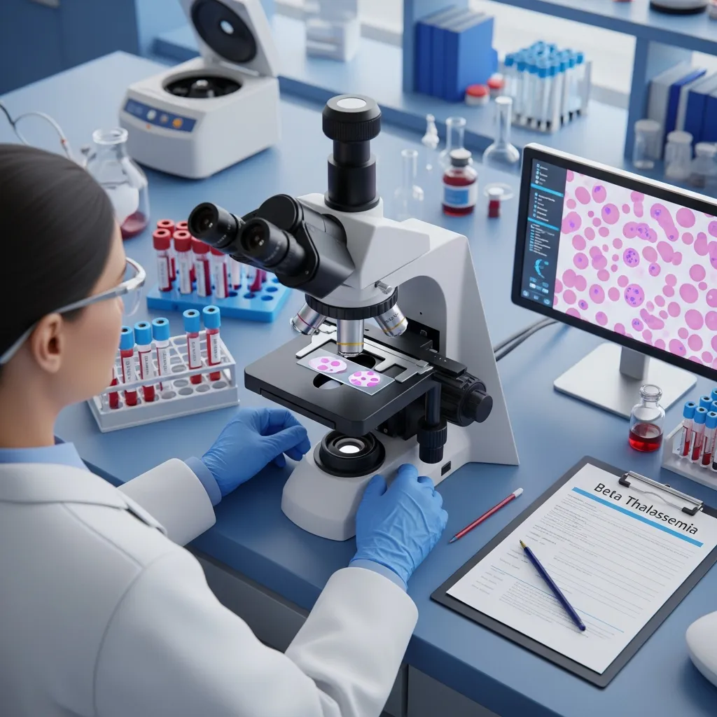 Beta thalassemia diagnosis process