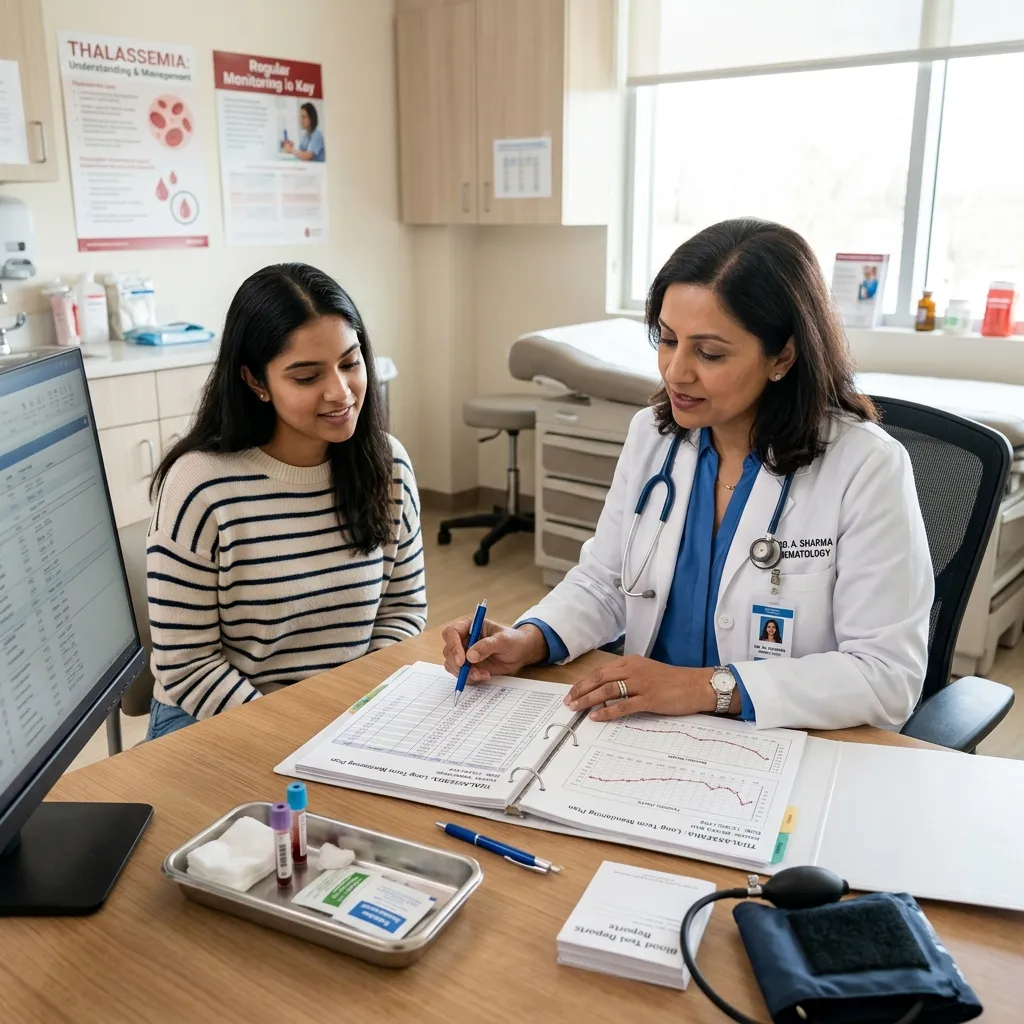 Long-term blood monitoring for thalassemia