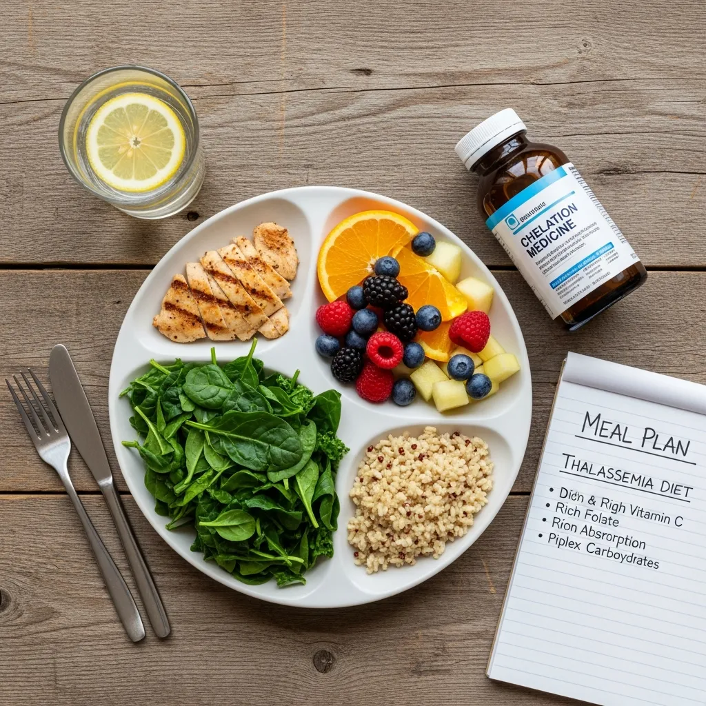 Thalassemia meal planning strategies