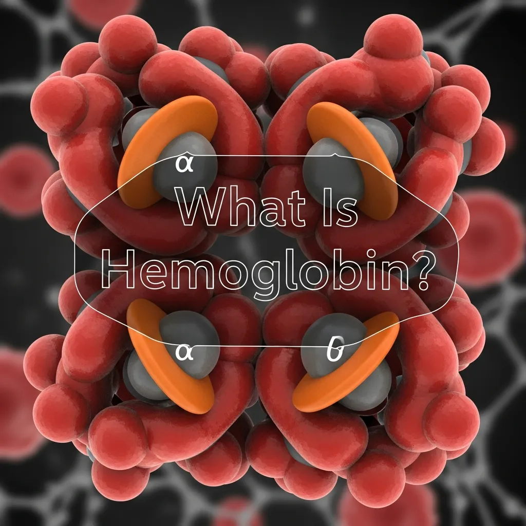 Hemoglobin oxygen transport protein